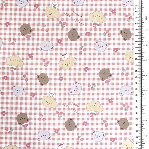 Little Latte World Check Bear Cherry 1
