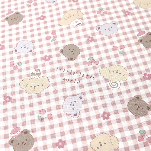 Little Latte World Check Bear Cherry 5