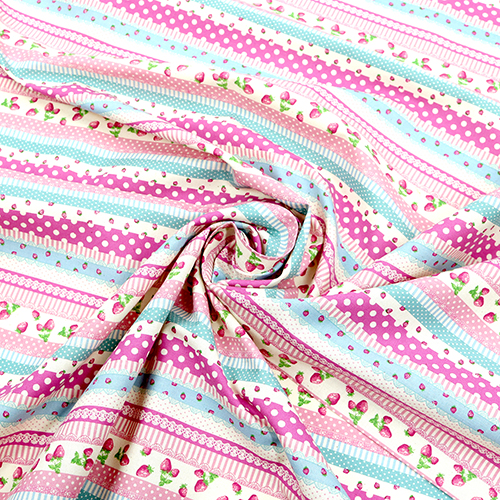 Muster Gestreifte Vintage Beeren 2