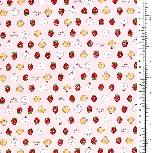 Chibi Bichon Dogs Cream Strawberry 1