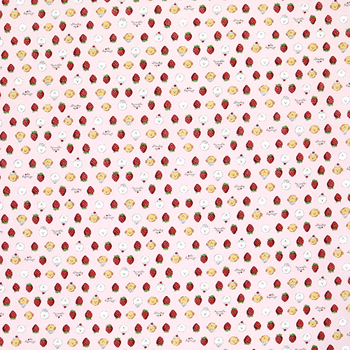 Chibi Bichon Dogs Cream Strawberry 4