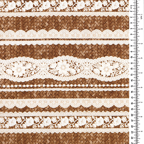Striped Lace Basket Wicker Weave dark 1