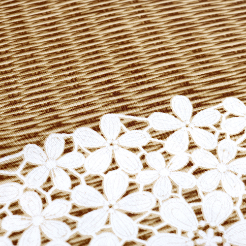 Bordure en dentelle Tissage en panier 5