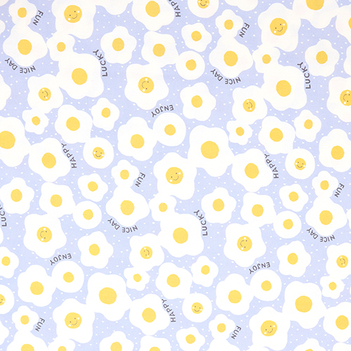 Happy Kawaii Fried Egg Floral