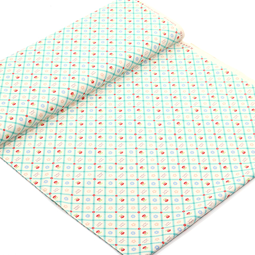 Tulipe Rétro Floret Floral Carreaux en Diamant 3