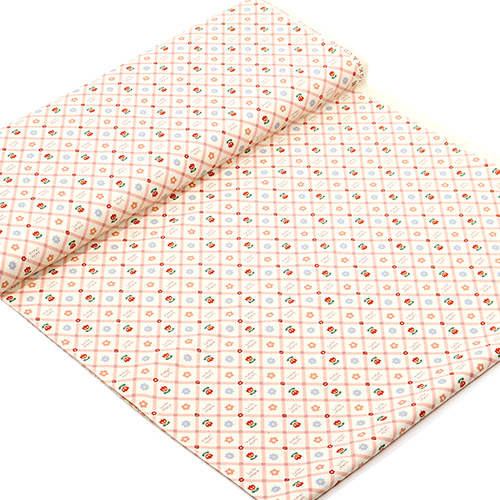 Tulipe Rétro Floret Floral Carreaux en Diamant 3