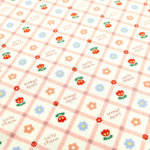 Tulipe Rétro Floret Floral Carreaux en Diamant 5