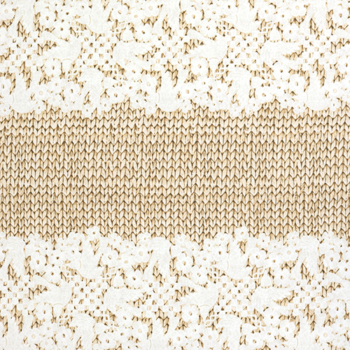Panier Tiss Lger En Dentelle Florale Tissu par Kokka
