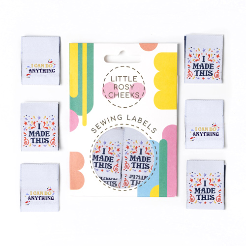 Ich Habe Das Gemacht Ich Kann Alles Tun Wei&szlig;e N&auml;hetiketten