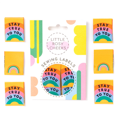 Bleib Dir Selbst Treu N&auml;hetiketten