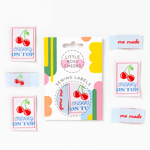 Kirsch-Obendrauf N&auml;hetiketten