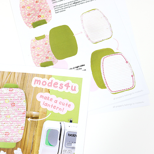 modes4u Make Your Own Quilted Hanging Lantern PDF Pattern 2