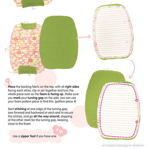 modes4u Make Your Own Quilted Hanging Lantern PDF Pattern 3