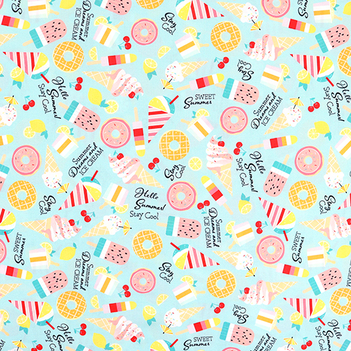 Glace Coup de Coeur d't Tissu par Michael Miller