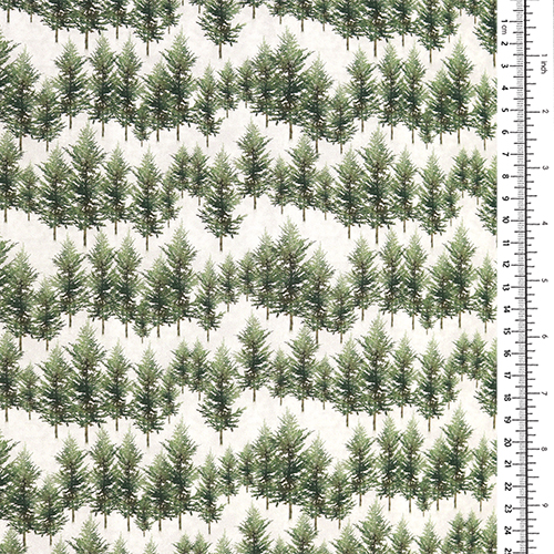 Woodland Pine Tree Winter Forest 1