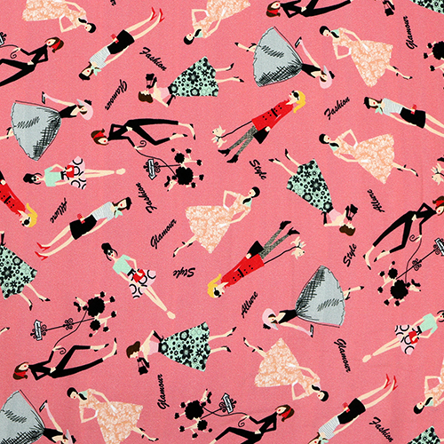 Fashionista Glamour Outfits Stoff von Michael Miller
