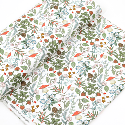 Mushroom Floral Midnight Forest 3
