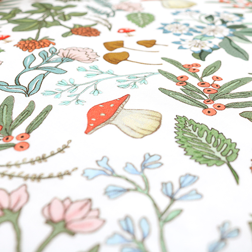Mushroom Floral Midnight Forest 5