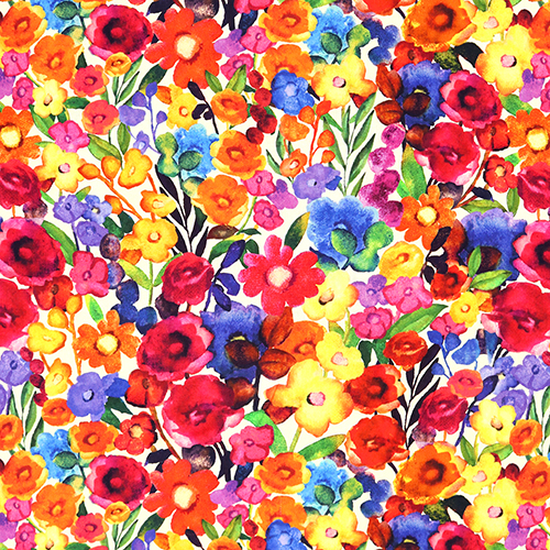 Fleurs Éclatantes Colorées