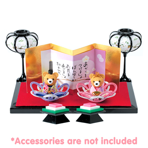 Orsetti Kuma Metallizzati Hina Matsuri Per La Festa Delle Bambine Ornamento Senza Cucire Kit Creativ 4