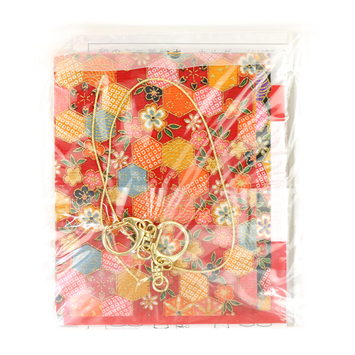 Japanese Mini kimono Set of 2 Keychain No-Sew Craft Kit - Dark Colour Set 2