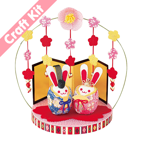 Kit De Bricolage Japonais Sans Couture Avec Poupées Lapin Pour La Journée Des Filles Hina Matsuri