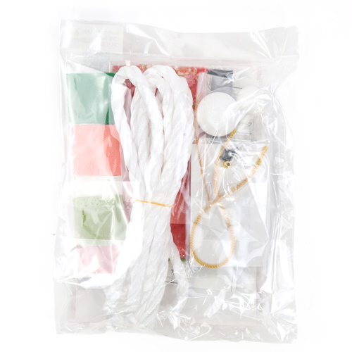 Japanese Year of the Dragon No-Sew Wreath Ornament Tsumami DIY Sewing Craft Kit 2