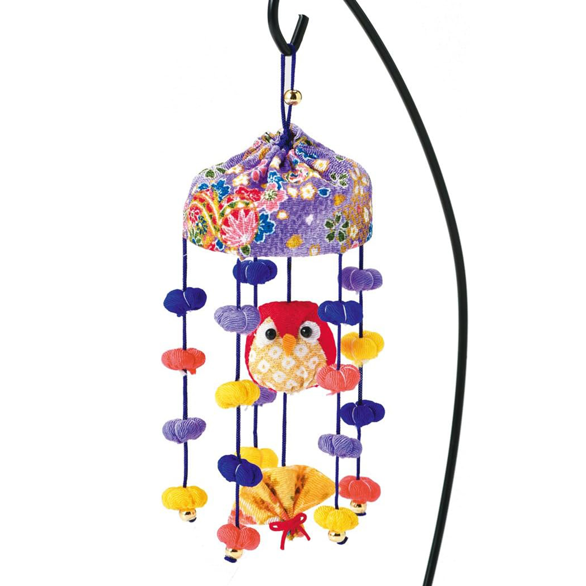 Decorazione Ombrello Sospeso Gufo Porta Fortuna Kit Artigianale Giapponese 4