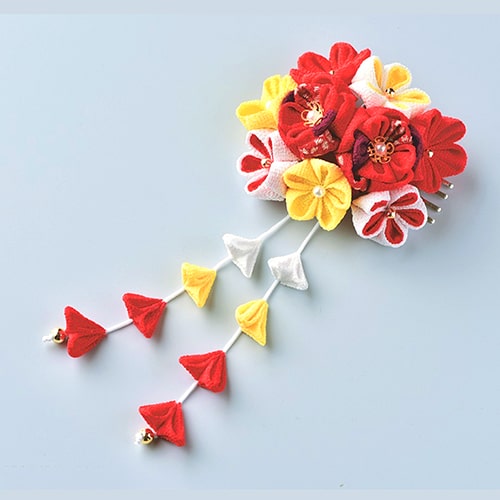 Gran Kit De Manualidades Japon�s De Flor Tsumami Kanzashi Para Adorno De Cabello - Rojo 4
