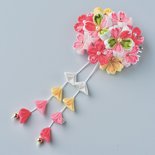Grande Kit Per Creare Fiori Tsumami Kanzashi Ornamento Capelli Giapponese 4