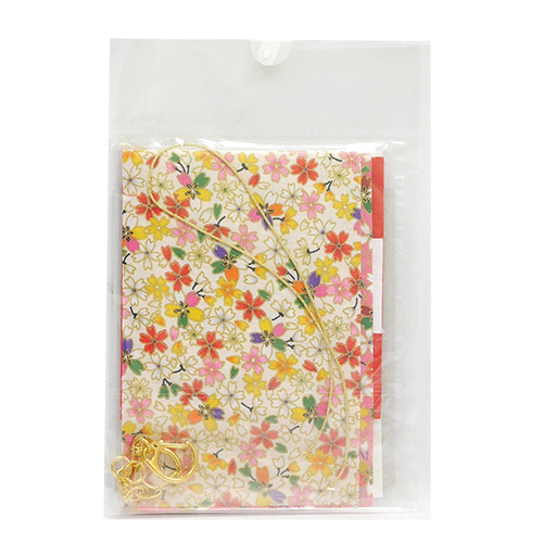 Japanese Mini kimono Set of 2 Keychain No-Sew Craft Kit - Light Colour Set 2