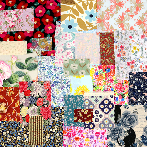 R�parez La Plan�te Sac De Chutes De Tissu - Motif Floral Color� 2