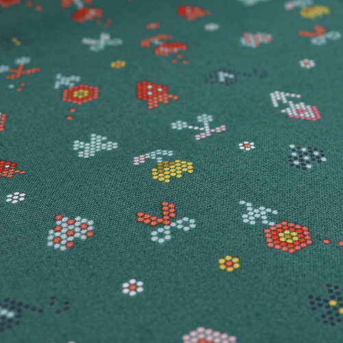 Jardín Mosaico Flor Punto Cresta Del Atardecer 5