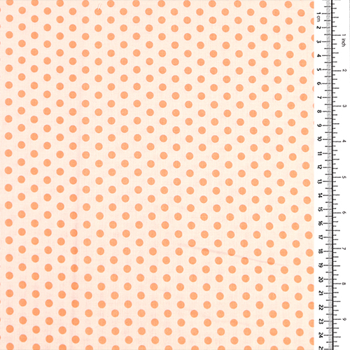 Peach Orange Polka Dots Sunsetrigde 1