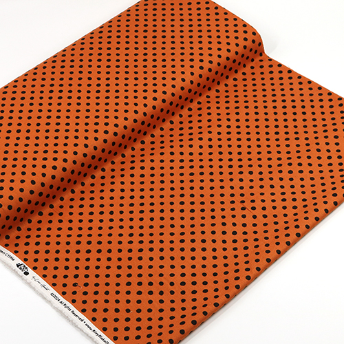 Orange Dots Trick or Treat Halloween Polka Dots 3
