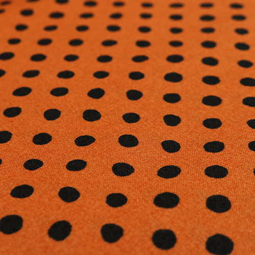 Orange Dots Trick or Treat Halloween Polka Dots 5