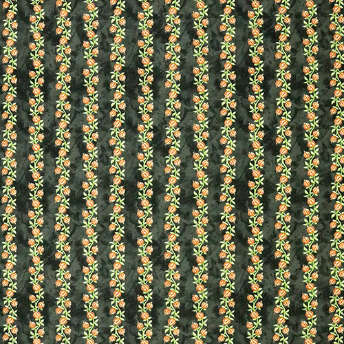 Rayures De Vigne De Citrouille Halloween Amis Fantomatiques Tissu par Riley Blake