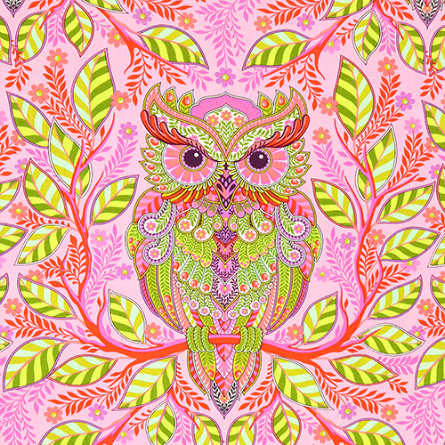 Tula Pink Hootie Patootie Fort De Pleine Lune Ii Tissu par Free Spirit