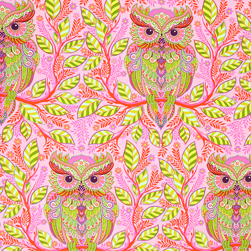 Tula Pink Hootie Patootie Foresta Di Luna Piena Ii 4