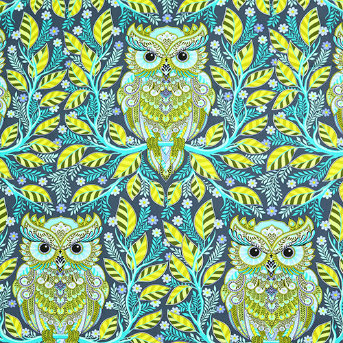Tula Pink Hootie Patootie Full Moon Forest ii 4