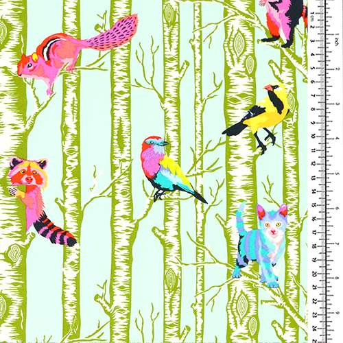 Tula Pink Árbol Genealógico Bosque De Luna Llena Ii 1