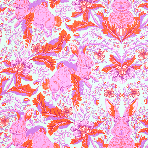 Tula Pink Hoppy Go Lucky Fort De Pleine Lune II Tissu par Free Spirit