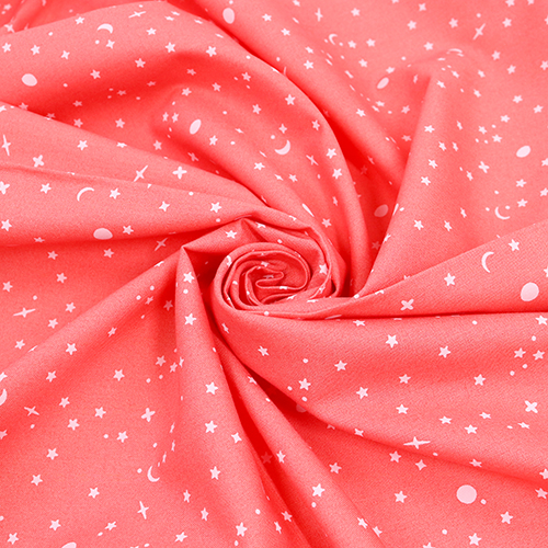 Korallen-Sonnenbrand – Tula Pink Weltraumstreusel Vollmond-Wald II 2