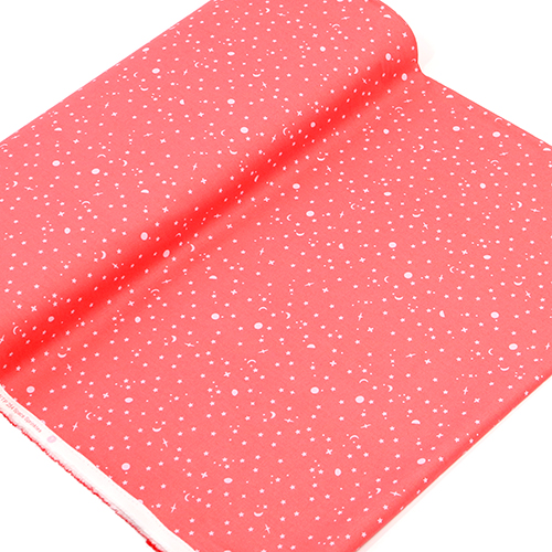 Korallen-Sonnenbrand – Tula Pink Weltraumstreusel Vollmond-Wald II 3