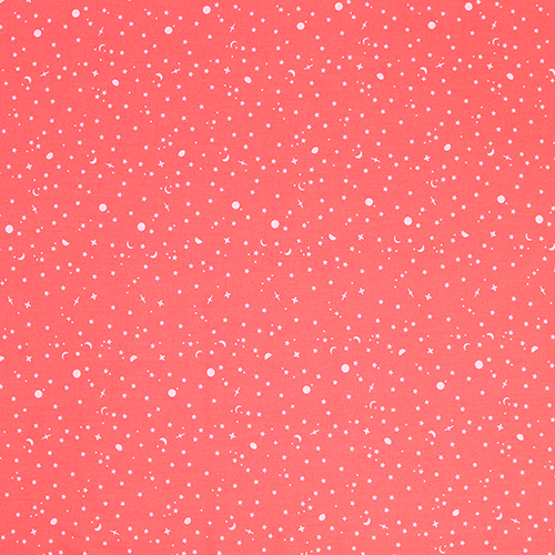 Korallen-Sonnenbrand – Tula Pink Weltraumstreusel Vollmond-Wald II 4