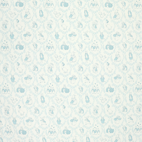 Peter Rabbit & Friends Toile Damasco Conejo Pato 5