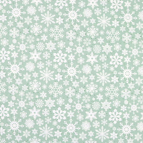 Copos De Nieve Vintage De Navidad Con Lunares