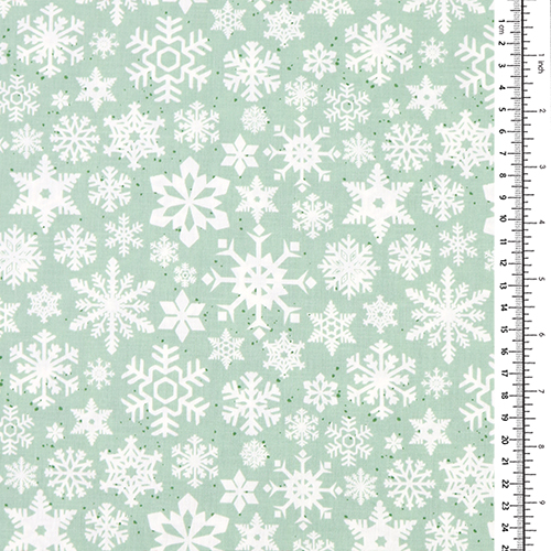 Copos De Nieve Vintage De Navidad Con Lunares 1