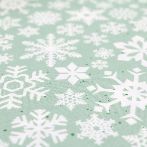 Copos De Nieve Vintage De Navidad Con Lunares 5