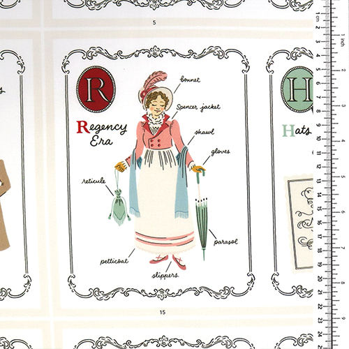 Jane Austen A-Z Soft Book Panel 1